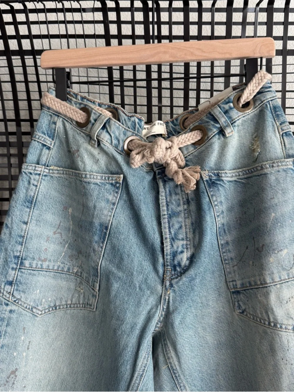 Free people We The Free Moxie Pull-On Barrel Jeans - Picture 2 of 6